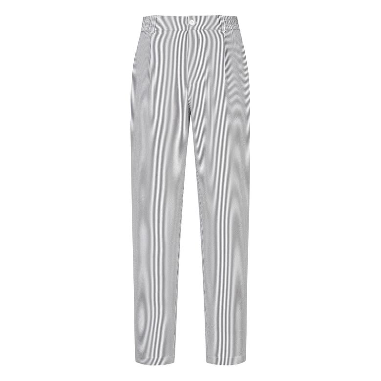 Seersucker Baggy Fit Pants_Grey (Men)