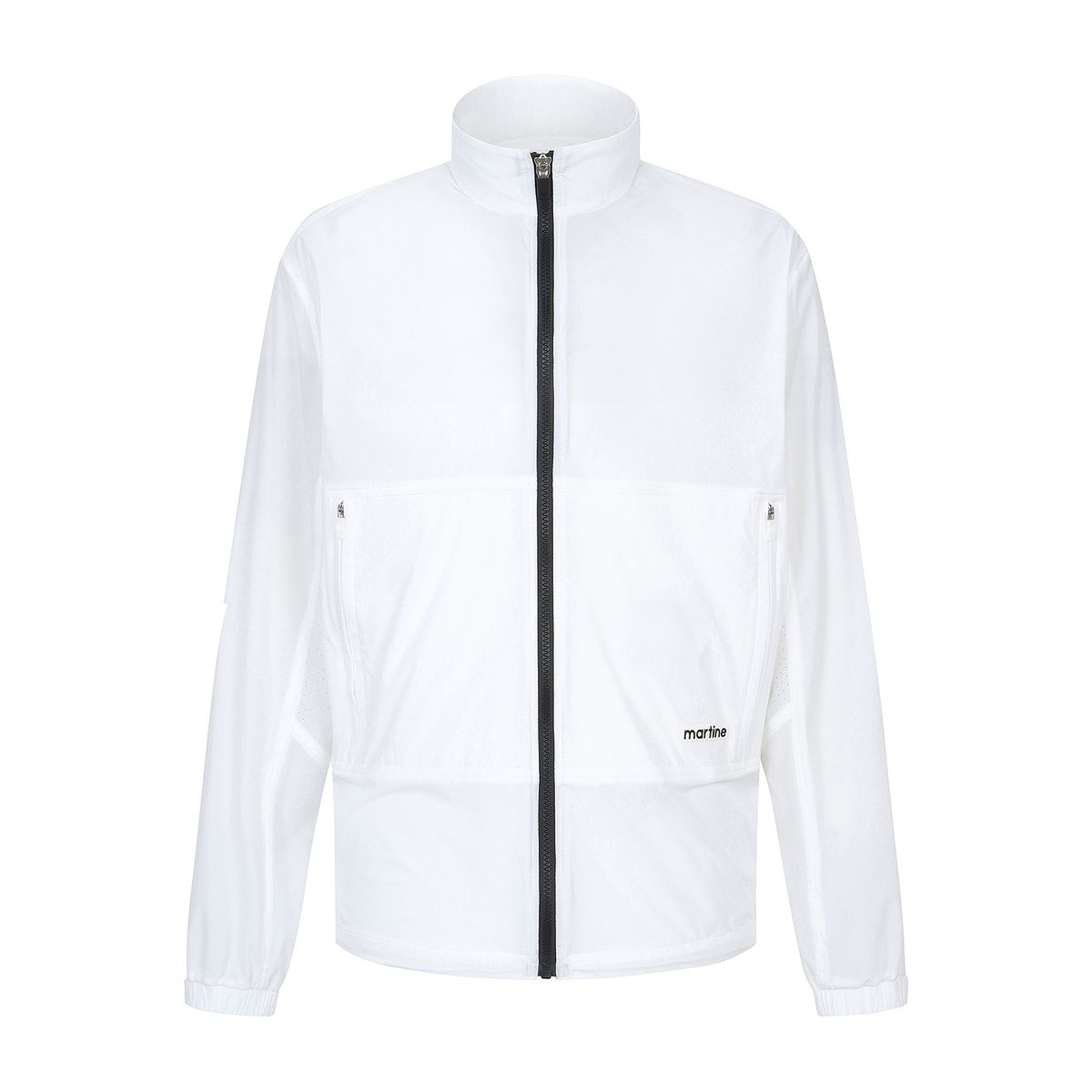 마틴골프(MARTINE GOLF) Oblique Pocket Jumper_White (Men)