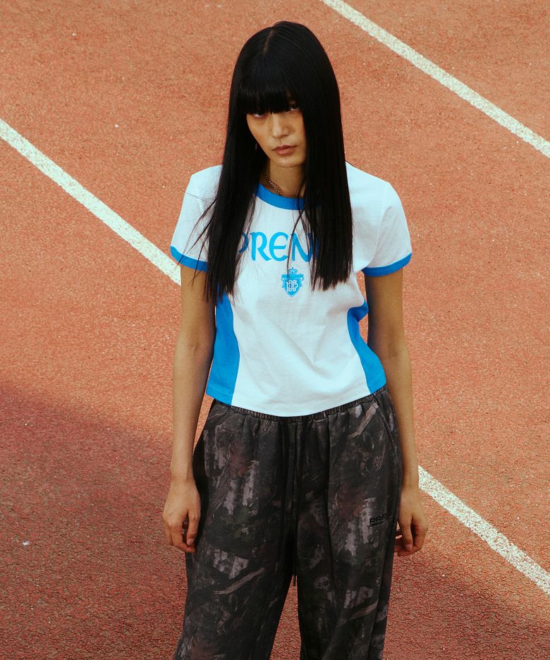 SPORTS CREWNECK TEE WHITE