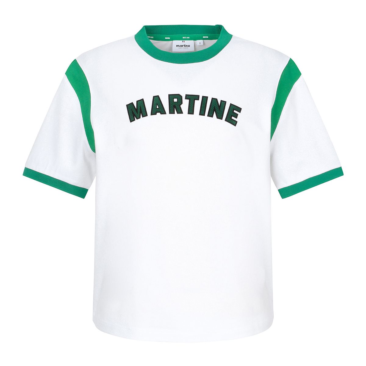 마틴골프(MARTINE GOLF) Collaboration Round Neck T-Shirts_White