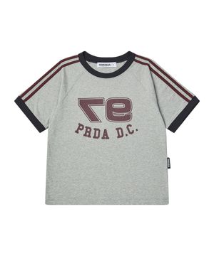 97 PDC LOGO COLORING RAGLAN TEE GRAY