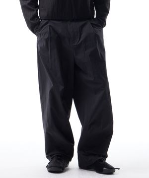 클레멘테 나일론 와이드 팬츠 빈티지블랙