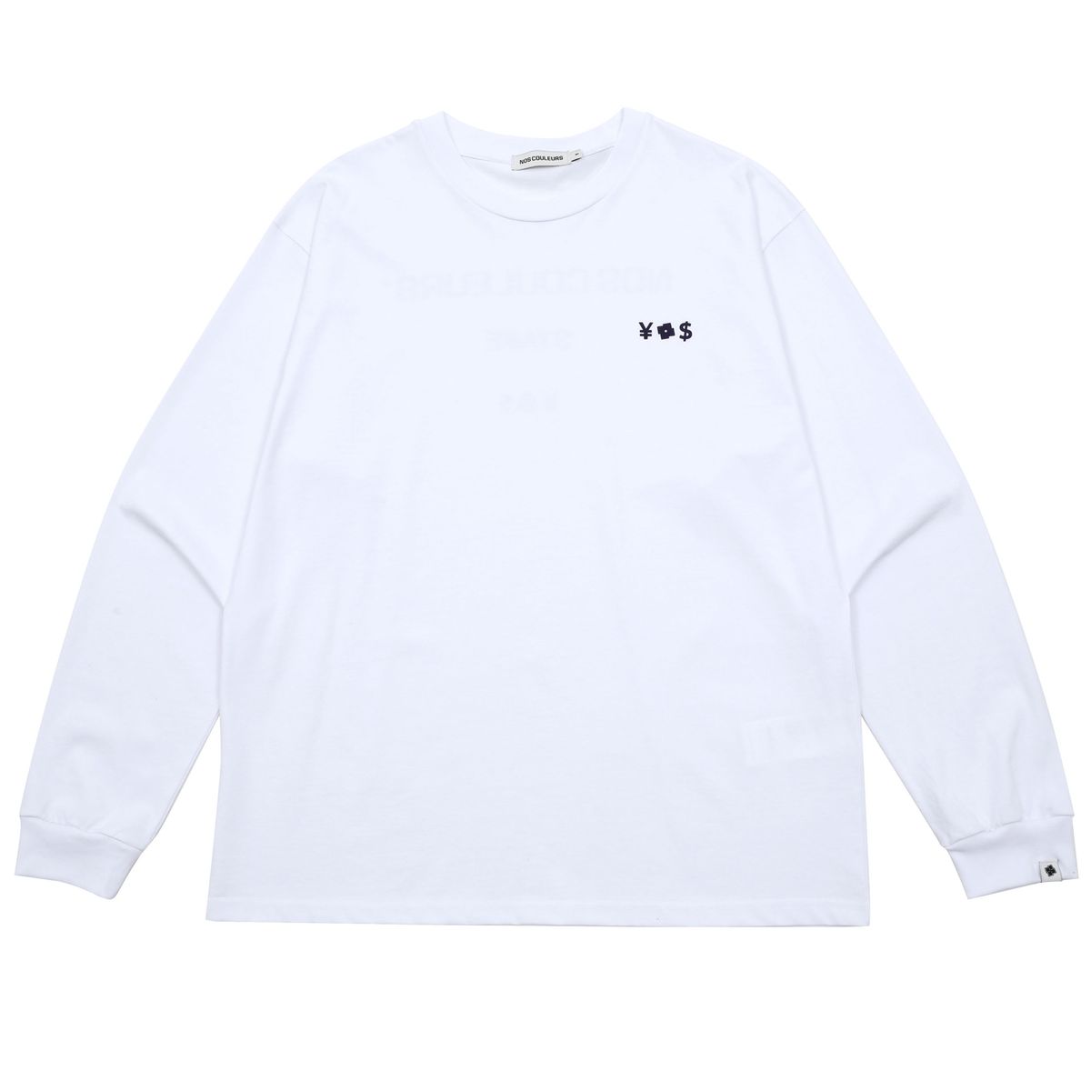 노쿨러스(NOSCOULEURS) NoS LONG SLEEVE WHITE