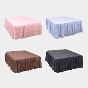 논더스트 깅엄 체크 알러지케어 베드스커트 4colors 3size