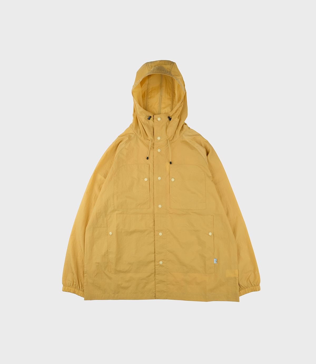 에메모가든(MMOGARDEN) half rain coat yellow (packable)