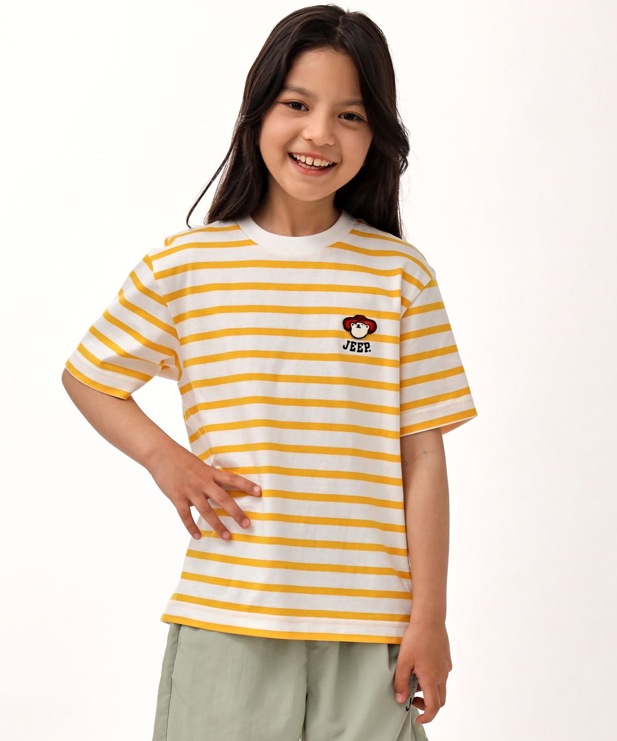 지프키즈(JEEPKIDS) 폴라베어 스트라이프(KP5TSU021YE)