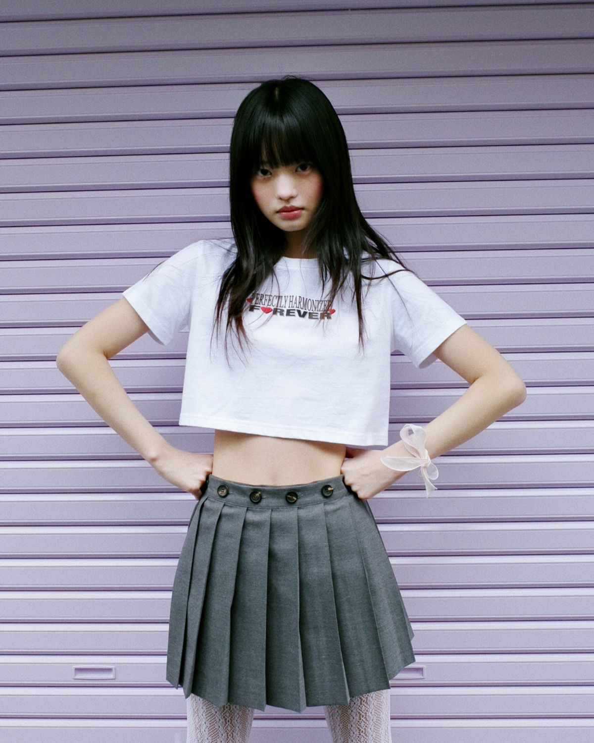 로액슈얼(LO AXUAL) HARMONY CROP T-SHIRTS_WHITE