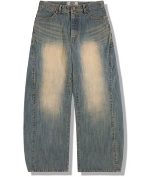 워싱 사이드라인 데님팬츠