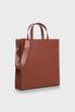스퀘어 토트백 (라지/브라운)