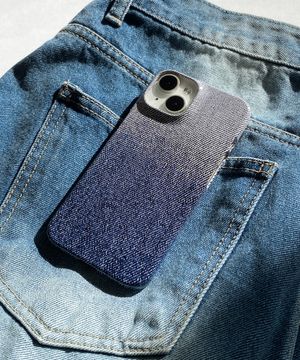 블루 데님 그라데이션 아이폰 갤럭시 케이스