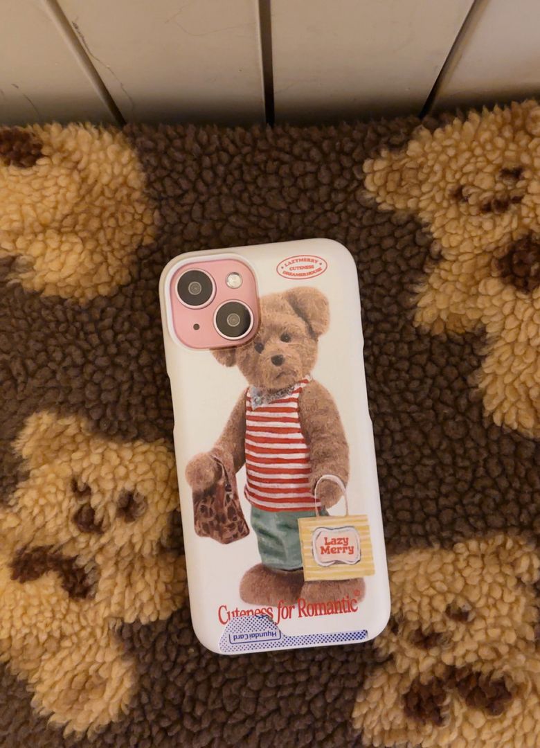 Happy Shopping Teddy 카드수납 하드케이스