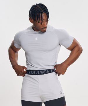 액티브 에어서포트 숏 슬리브 - Dust gray