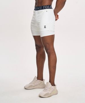 액티브 퍼포먼스 레깅스 쇼츠 - Snow white