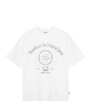 [쿨코튼] 레터링 뉴로고 티셔츠_화이트