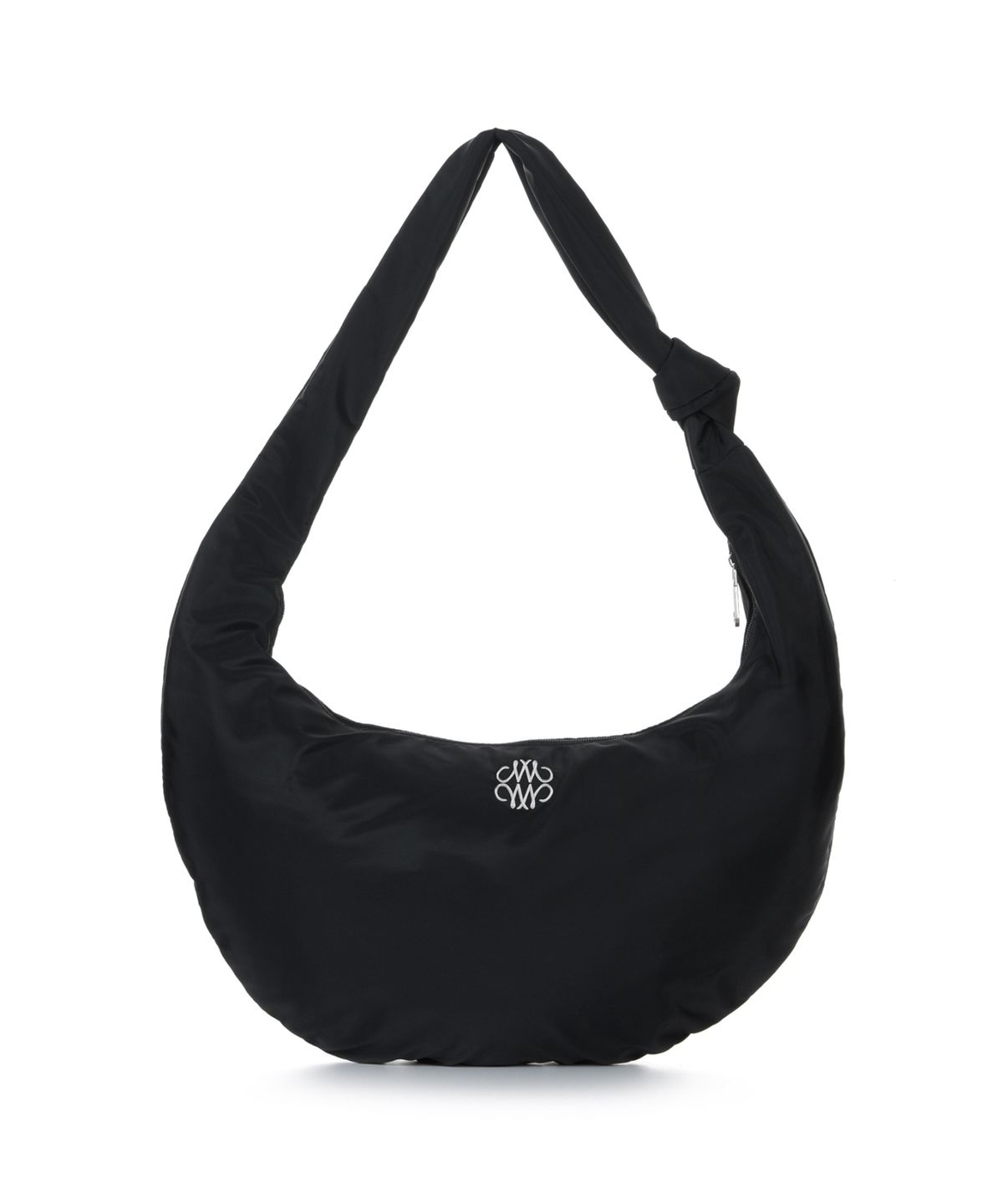 닉앤니콜(NICK&NICOLE) NICOLE NYLON SHOULDER KNOT BAG_BLACK