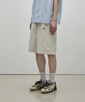 포레스트 카고 버뮤다 팬츠 아이보리