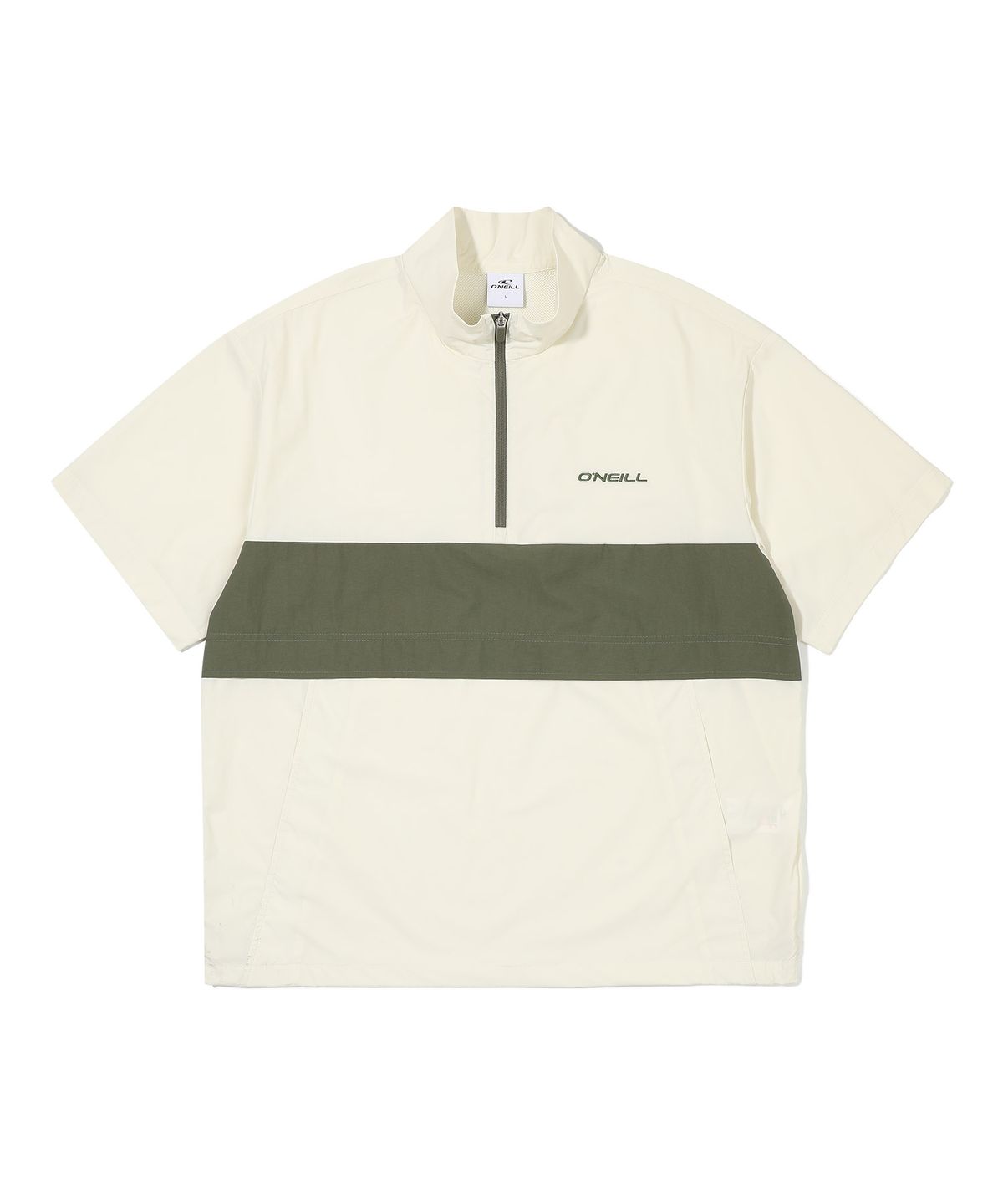 오닐(ONEILL) 24SS 남성 플로우 컬러블록 반팔 하프집 OMTZN2102-103