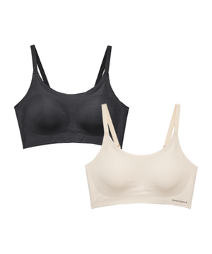 [2PACK] 라이크라 인견쉘론 분리형 스트랩 브라