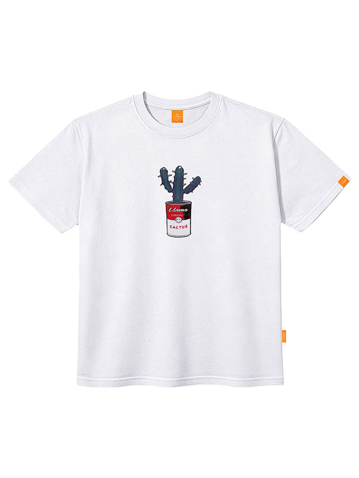 엘라모(LLAMO) 통조림 반팔티셔츠 남녀공용 빅사이즈 S~4XL