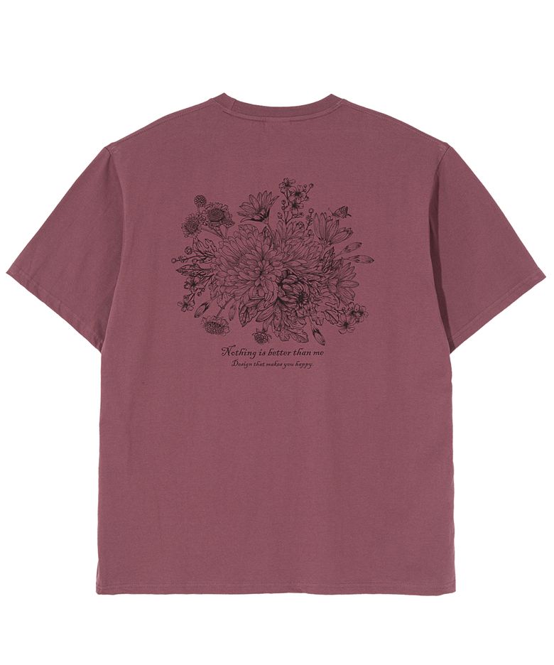 FLOWER BED TEE_purple