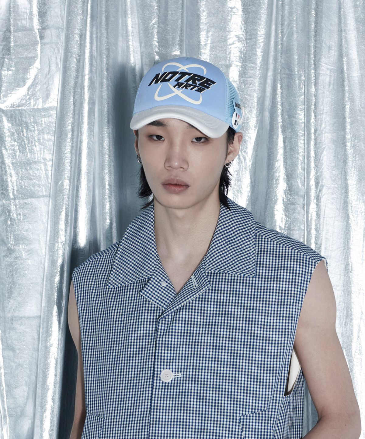 노트르아트스(NOTRE ARTS) 트러커 캡 (스카이블루)