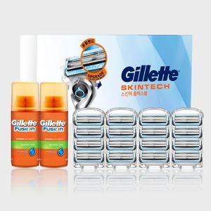 스킨텍 면도날 16입 + 미니젤 2개 증정