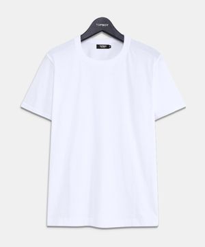 베이직 스탠다드핏 코마사 20수 반팔 티셔츠 화이트