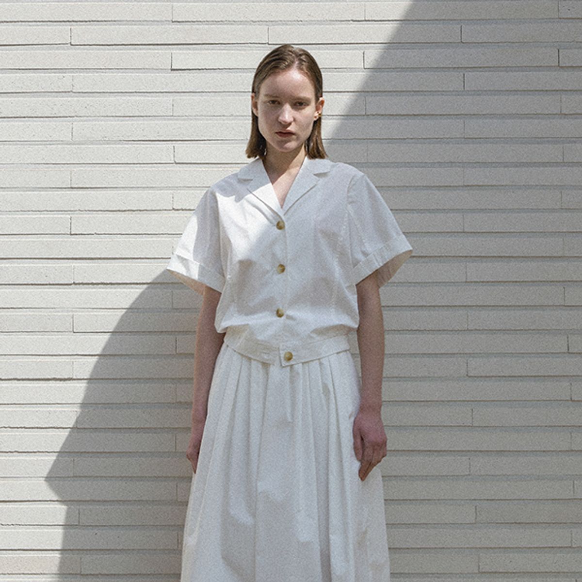 아틀리에 나인(ATELIER NAIN) BELUCHI SET-UP COLLAR SHIRT(BL-4210)