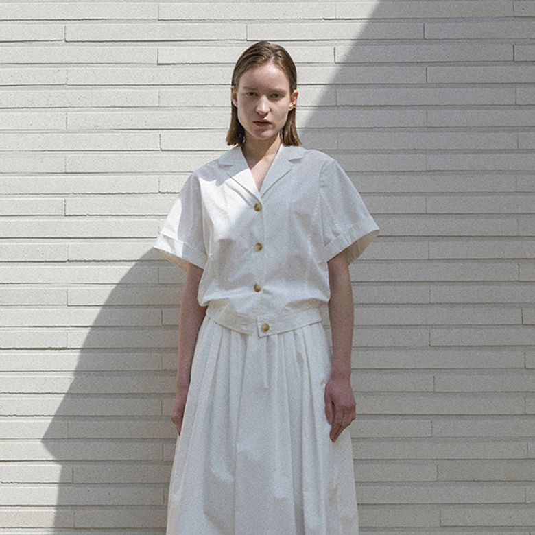 BELUCHI SET-UP COLLAR SHIRT(BL-4210)