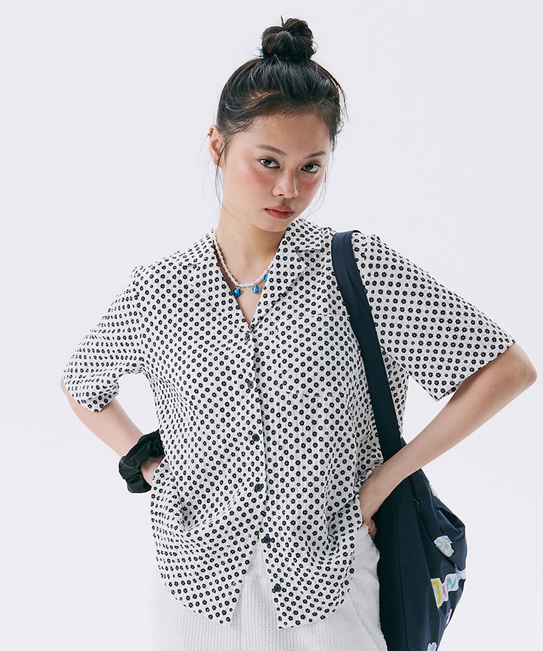 Aiden Floral Shirt_Black (에이든 플로럴 셔츠_블랙)