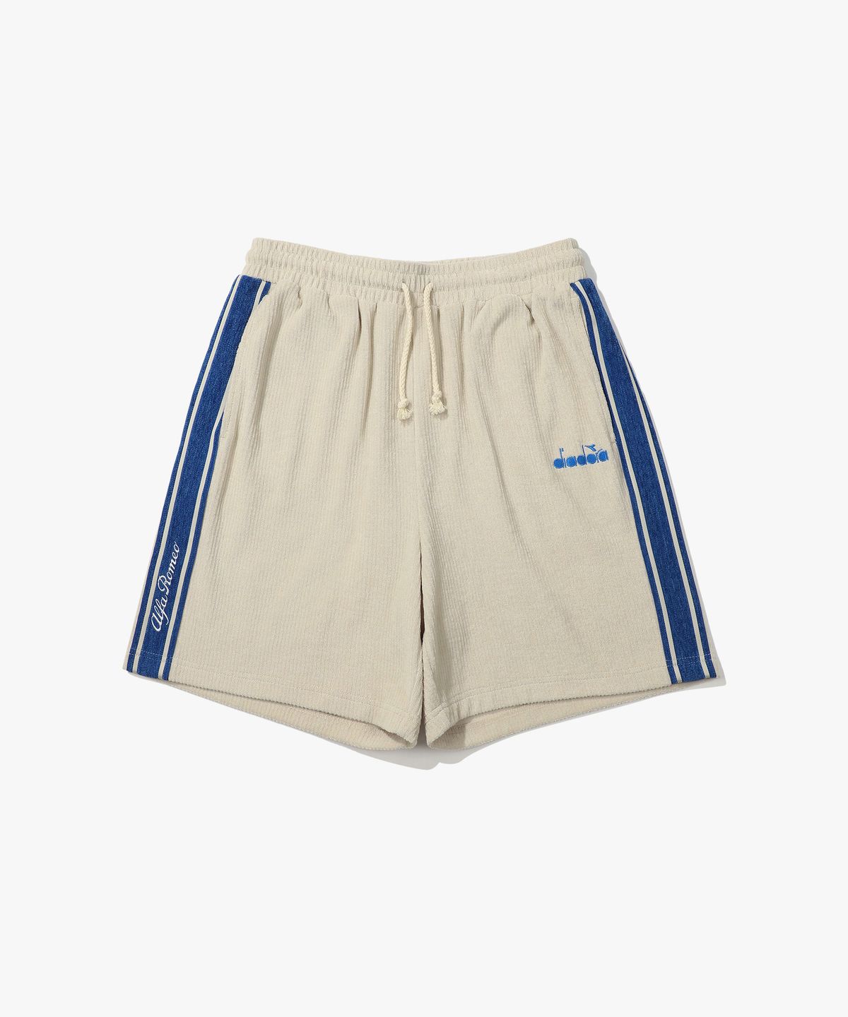 디아도라(diadora) 알파로메오 테리 하프팬츠 IVORY