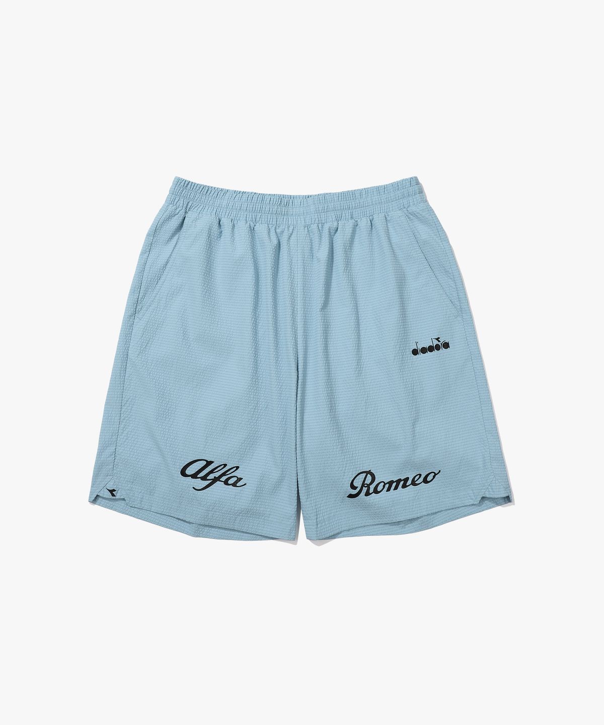 디아도라(diadora) 알파로메오 시어서커 하프팬츠 SKY BLUE