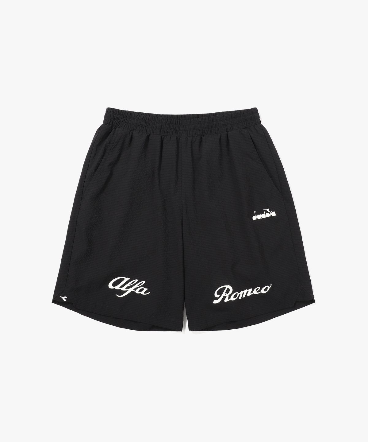 디아도라(diadora) 알파로메오 시어서커 하프팬츠 BLACK
