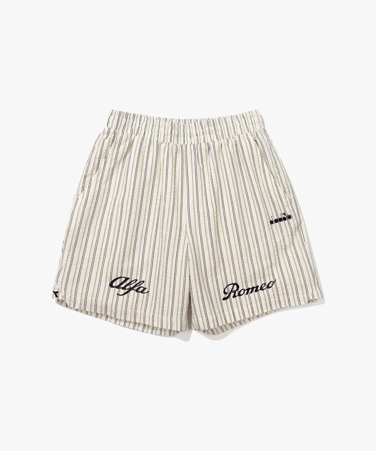 디아도라(diadora) 알파로메오 시어서커 하프팬츠 IVORY