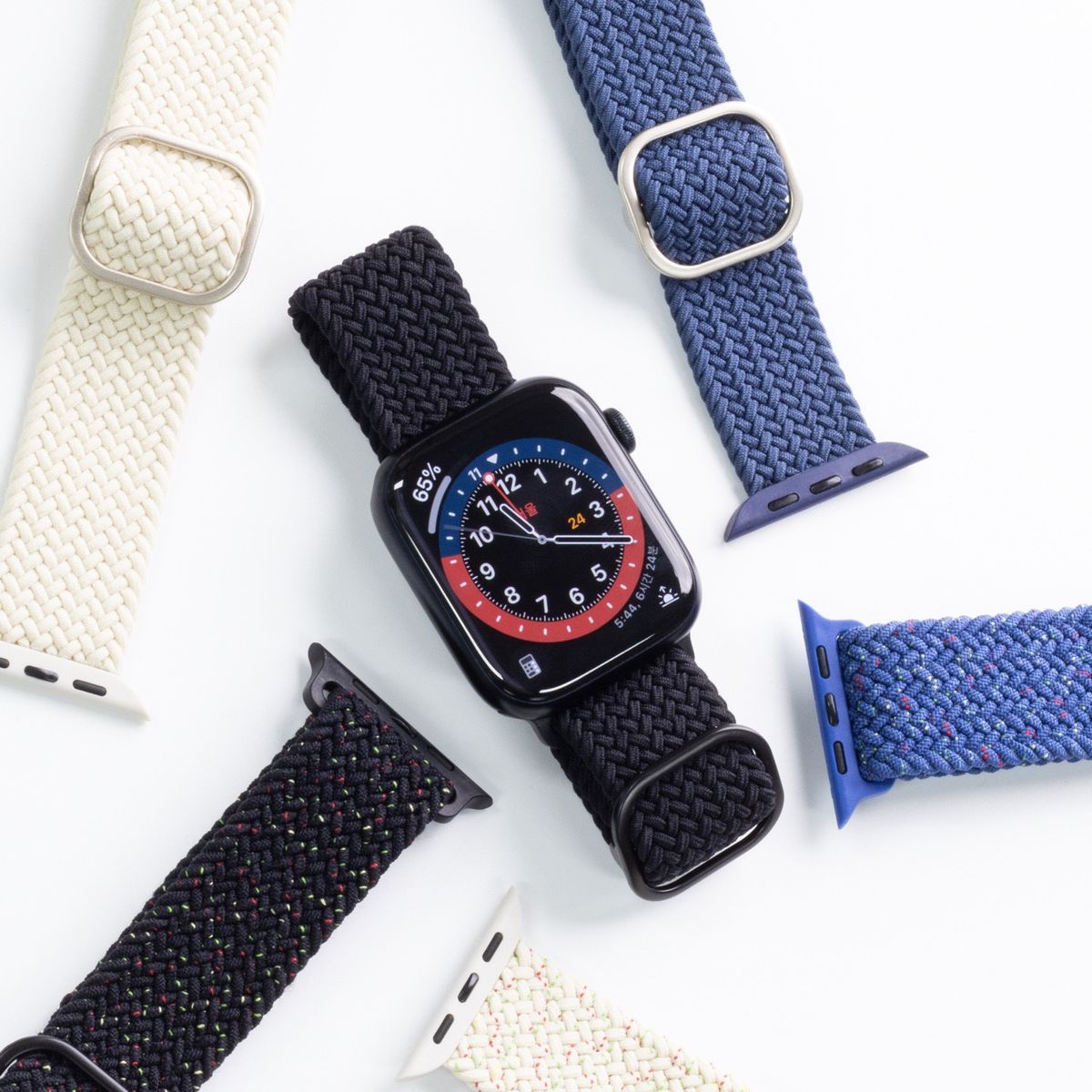 핸디핸드(HANDYHAND) 핸디 브레이드 솔로 너클 스트랩 42mm,44mm,45mm,49mm용