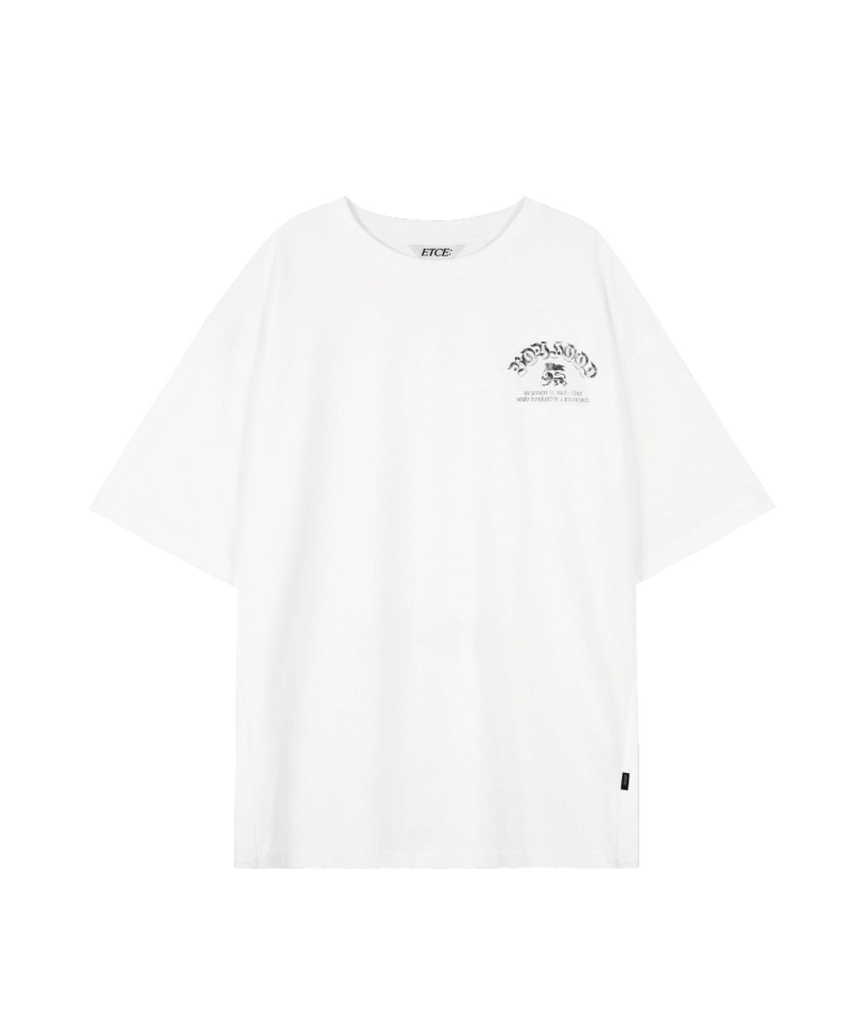 이티씨이(ETCE) BOY HOOD T-SHIRT (WHITE)