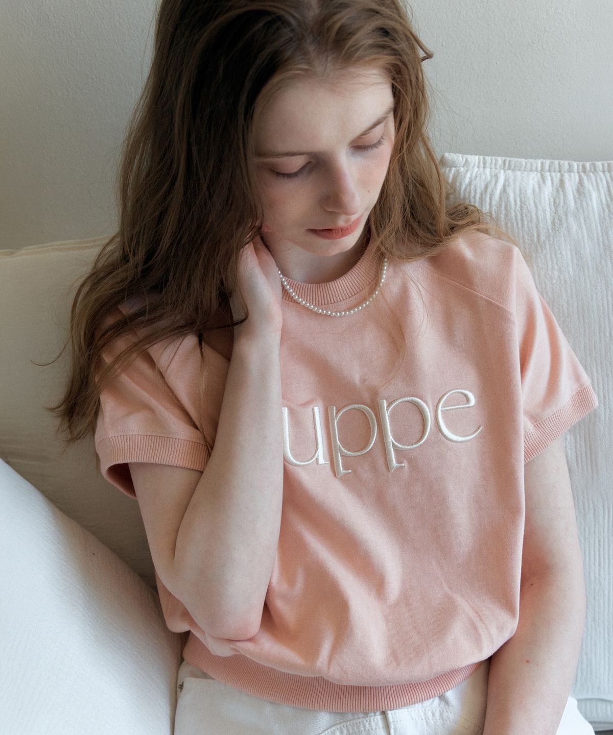 엽페(YUPPE) RAGLAN SWEAT SHIRT_PINK