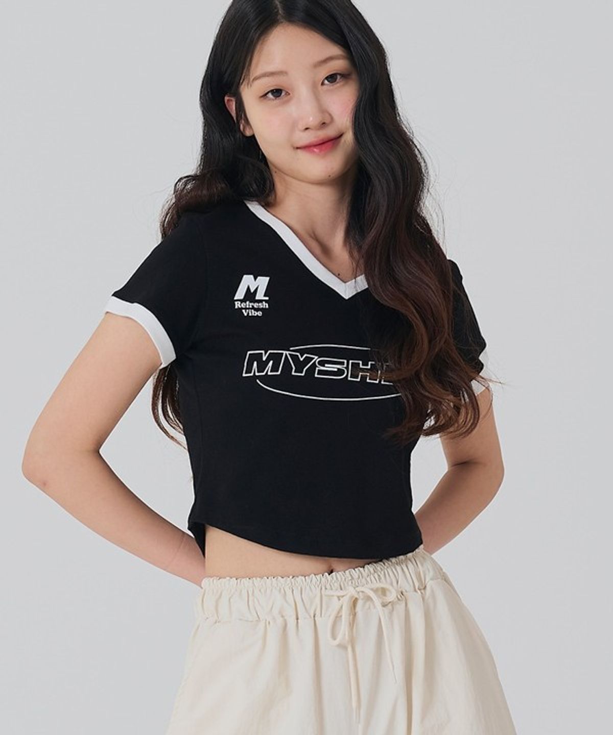 마이쉘(MYSHELL) 이쉘코어 티셔츠_00503TS