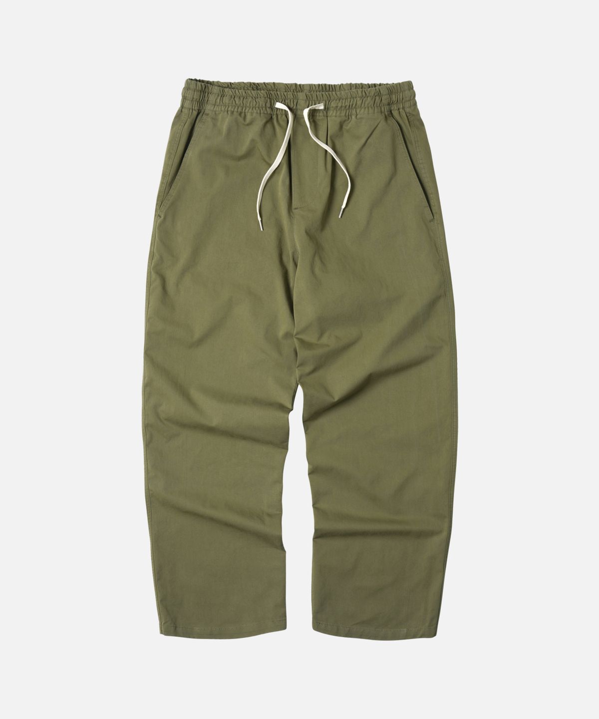 프리즘웍스(FRIZMWORKS) BANDING REGULAR EASY PANTS _ OLIVE