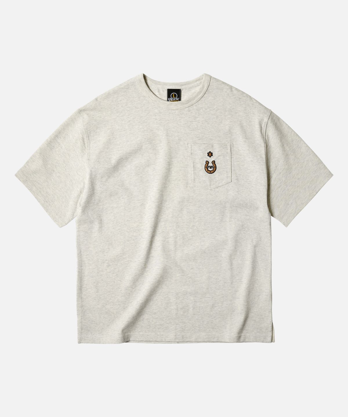 프리즘웍스(FRIZMWORKS) HORSESHOE POCKET TEE _ OATMEAL
