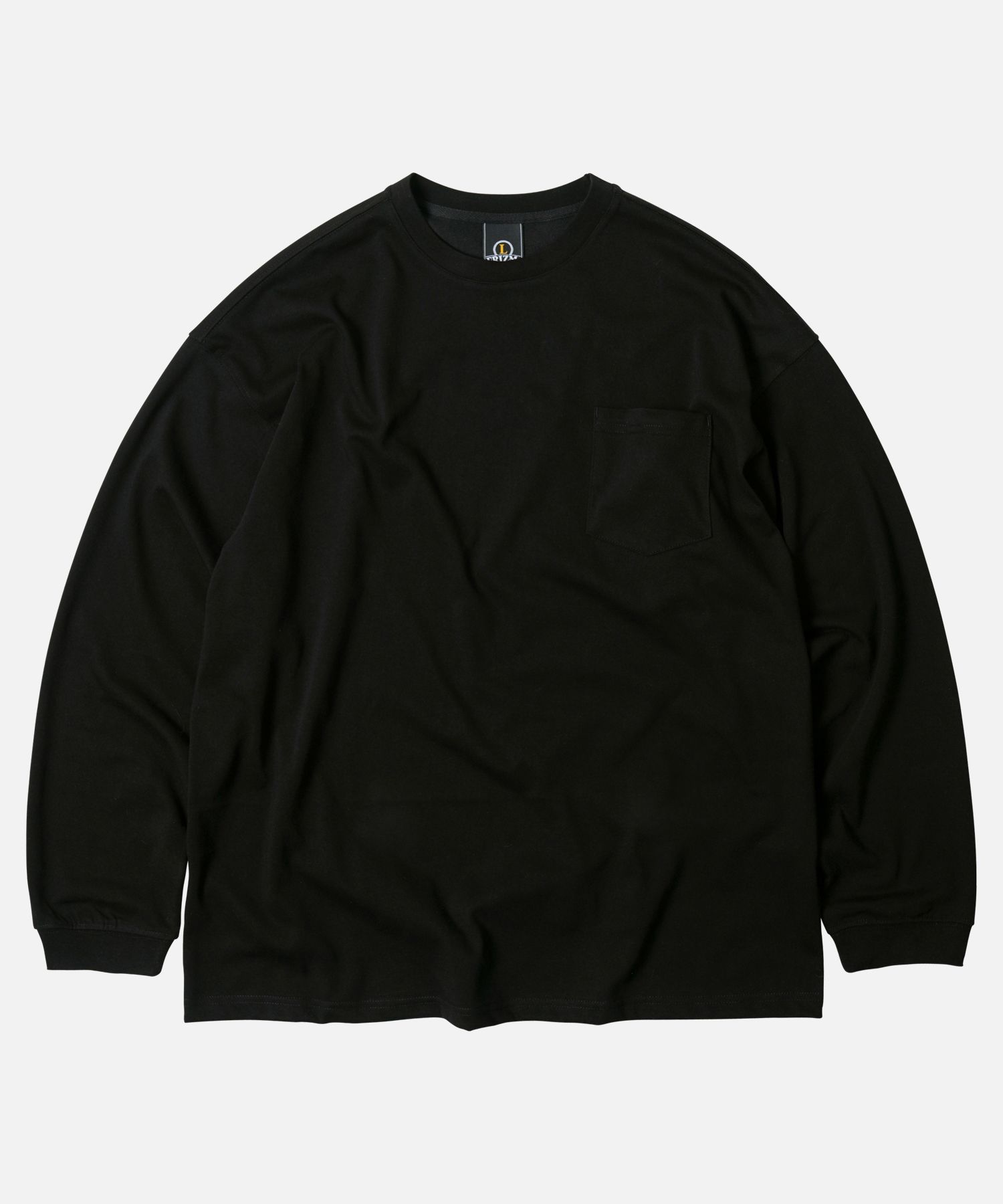 【FRIZMWORKS 】M.E.C POCKET TEE Frizmworks Oversized Long Sleeved Pocket Tee - White