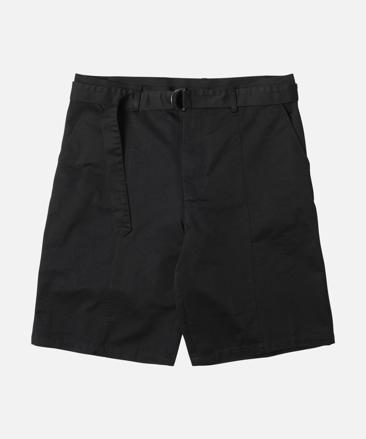 프리즘웍스(FRIZMWORKS) CHINO BELTED WORK BERMUDA SHORTS _ BLACK