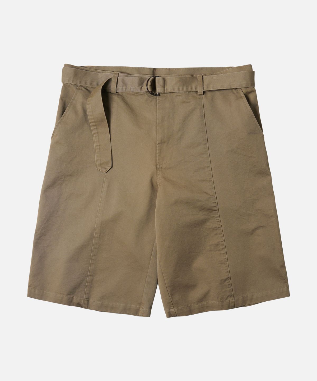 프리즘웍스(FRIZMWORKS) CHINO BELTED WORK BERMUDA SHORTS _ TAN