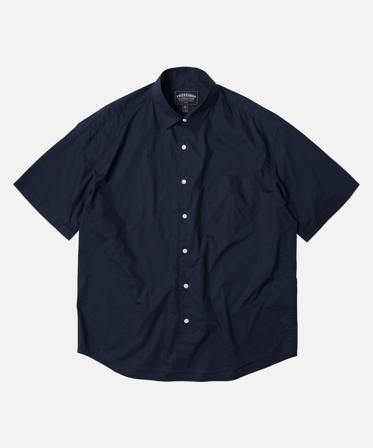 프리즘웍스(FRIZMWORKS) TYPEWRITER HALF SHIRT _ NAVY