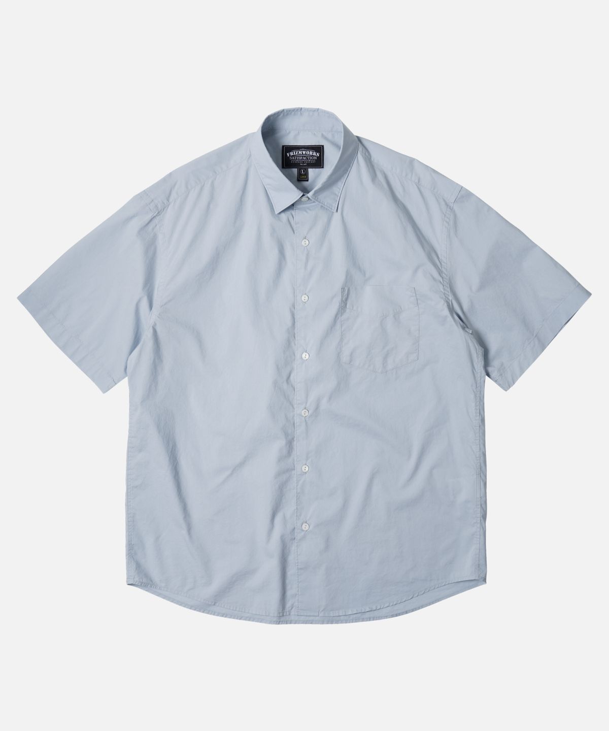 프리즘웍스(FRIZMWORKS) TYPEWRITER HALF SHIRT _ SKY