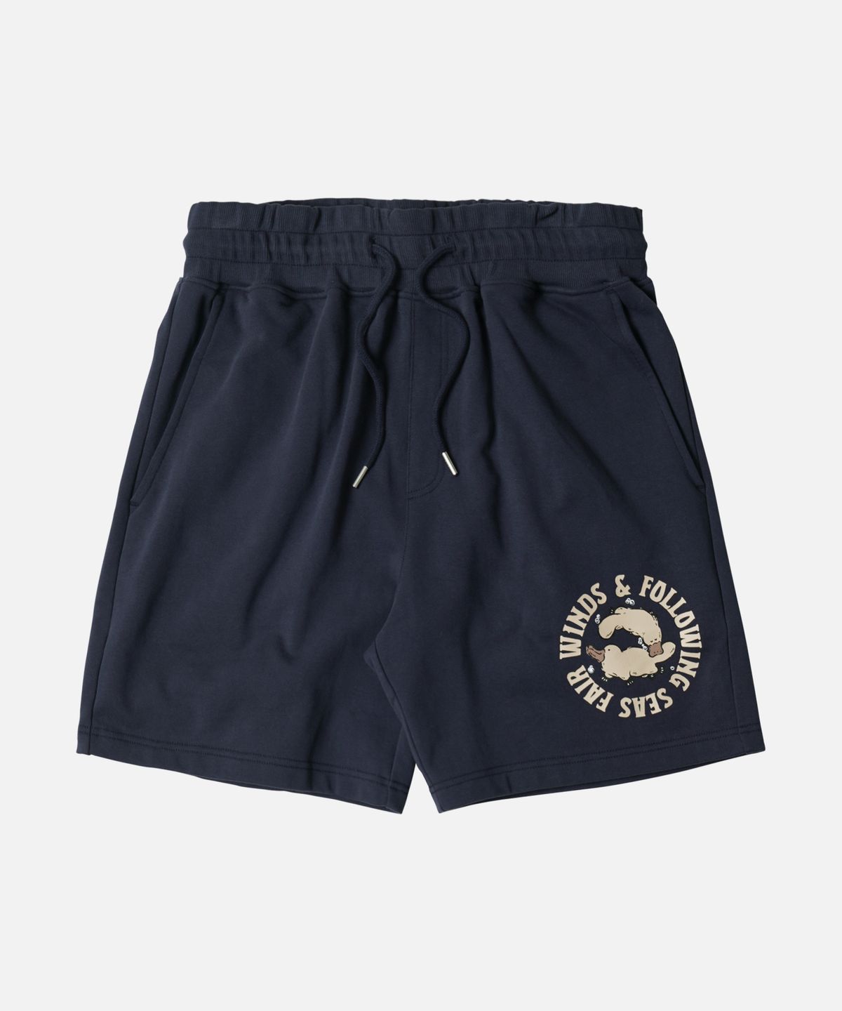 프리즘웍스(FRIZMWORKS) PLATYPUS SWEAT HALF PANTS _ NAVY