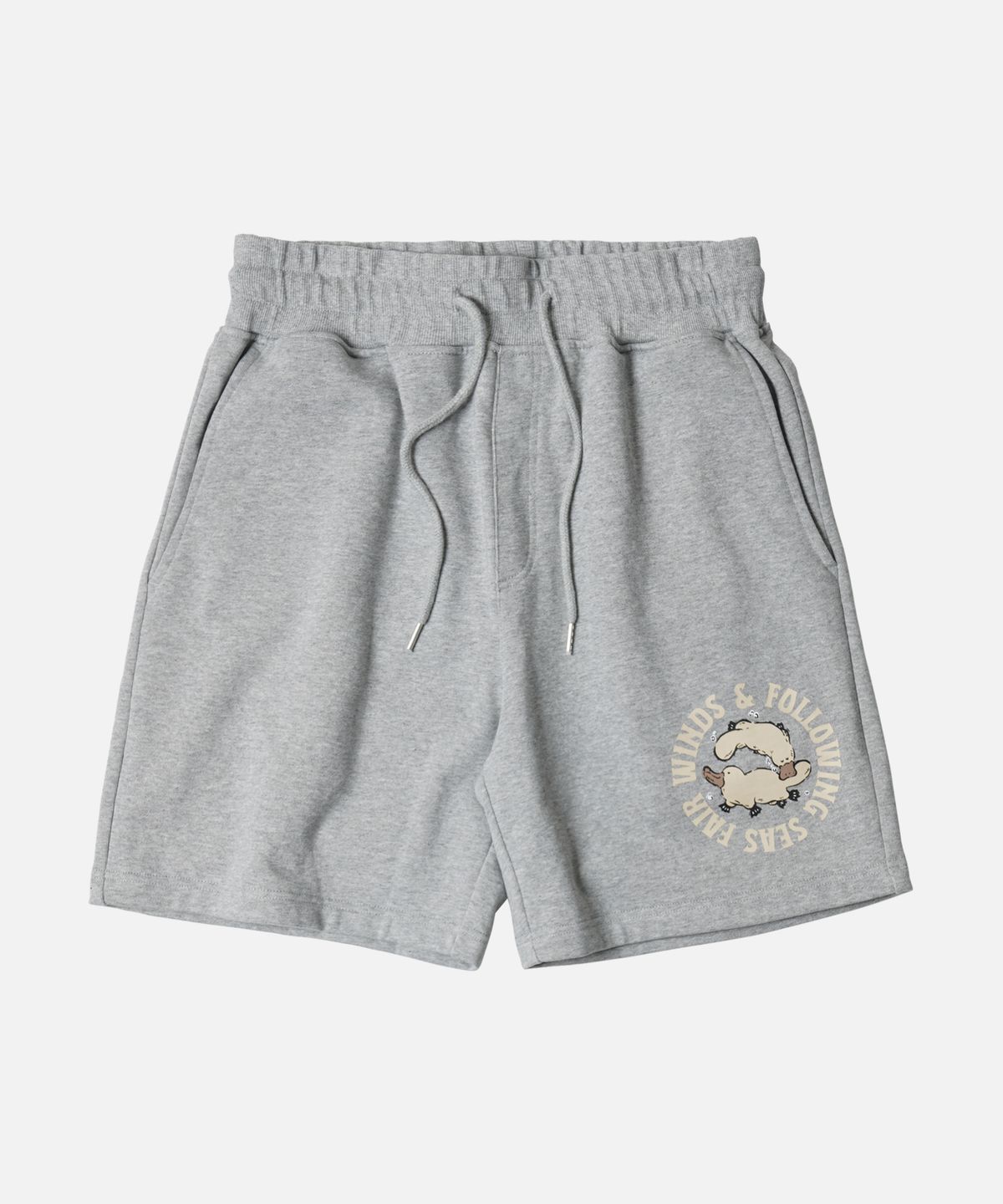 프리즘웍스(FRIZMWORKS) PLATYPUS SWEAT HALF PANTS _ GRAY