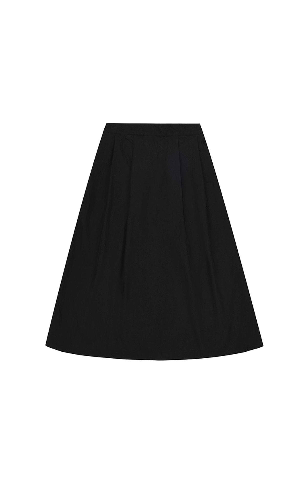 캐피디자인(KAPPY DESIGN) 플레어 밴딩 스커트 (블랙)