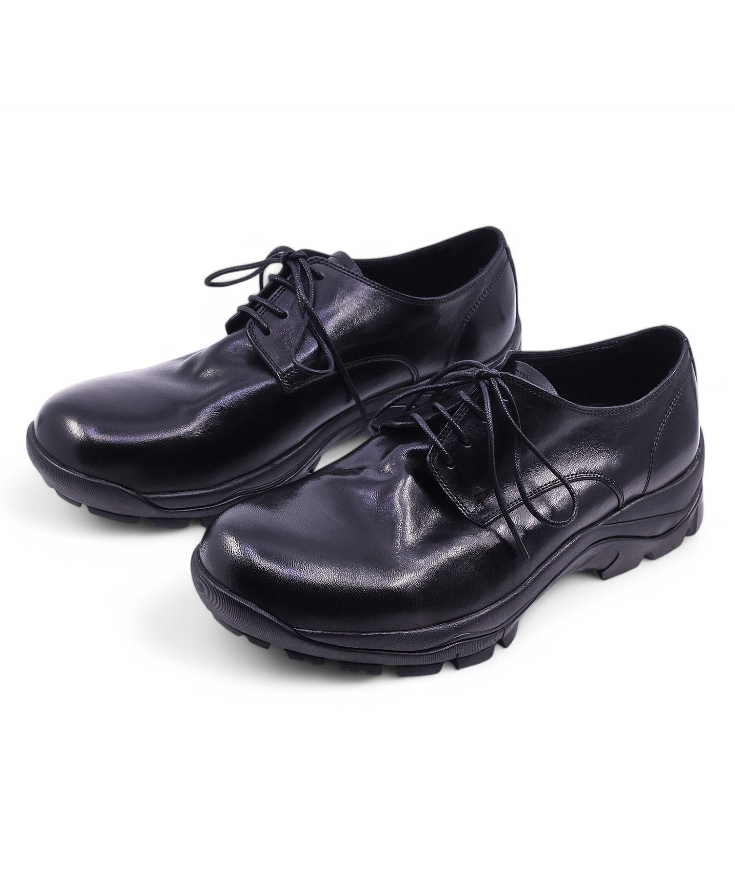 MUSINSA | YASE Crush Horsehide Derby Black