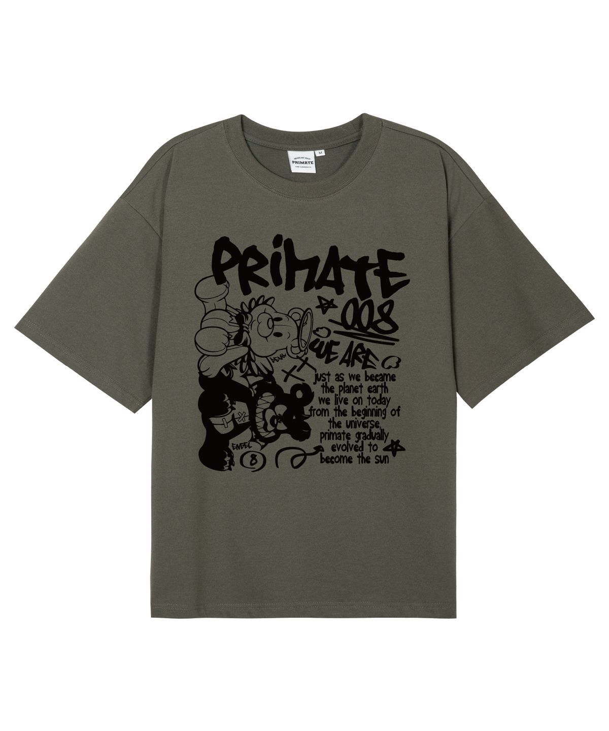 프라임에이트(PRIMATE) ANGELDEM 오버핏 반팔티셔츠 11 Colors